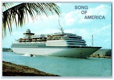 c1960 Song Of America Royal Caribbean Lines Ship Tour Cruise Restaurant Postcard picture