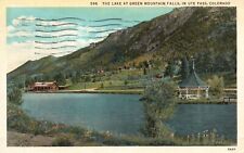 Postcard CO Ute Pass Lake at Green Mountain Falls Posted 1935 Vintage PC H5593 picture