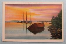 Sunset, Boothbay Harbor, ME Maine Postcard (#7892) picture