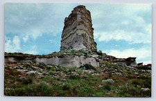 Vintage Postcard Lusk Wyoming Ship Rock Highway 85 picture