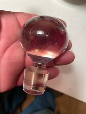 Vintage Large Glass Decanter Stopper NOS picture