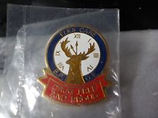 Vtg. Pre 2002 B.P.O.E. Elks Lodge Elks Care~Drug Free And Proud Lapel Hat Pin picture