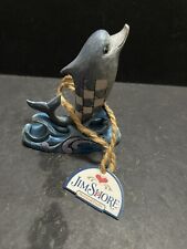 Small Jim Shore Dolphin Jumping Out Of The Water Figurine picture