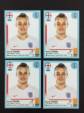 Ella Toone Rookie RC Lot of 4 Stickers Panini Women's Euro 2022 England #43 picture