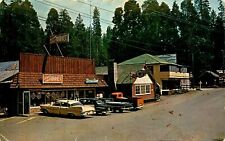 1950's STREET SCENE, TWAIN HARTE,  CALIFORNIA, VINTAGE POSTCARD (SV 596) picture