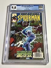 1999 PETER PARKER SPIDER-MAN #12 SINISTER SIX RARE NEWSSTAND VARIANT CGC 9.8 WP picture