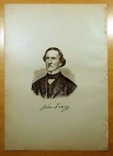 Antique Print 1883 JOHN TRACY Raynham, MA Massachusetts PORTRAIT picture