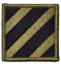 US Army 3rd Infantry Division Subdued (Sew-On) Military Patches picture