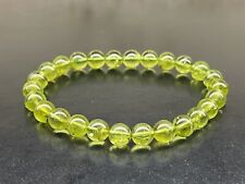 Top Quality Natural Untreated Peridot Beads Bracelet 7.2mm picture