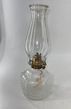 Vintage Lamplight Farms 5 Sided Horse & Buggy Hurricane Oil Lamp picture