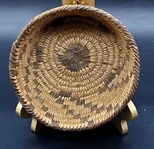 Vintage Southwestern Native American Pima Akimel O'odham Small Basket Bowl picture