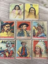 1933 Indian Gum Trading Cards. Set Of  8 By Goody Gum Co. picture