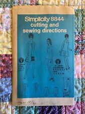 VTG Simplicity women's dress and overblouse pattern UNCUT size 18 1/2 picture