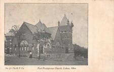 LISBON, OH Ohio  FIRST PRESBYTERIAN CHURCH Center Township  c1900's UDB Postcard picture