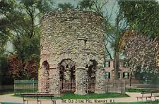 Newport RI Rhode Island, The Old Stone Mill, Vintage Postcard picture