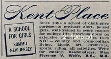 1965 Kent Place School for Girls Summit NJ AD 2” X 1