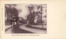 Parker Mills Street Scene Wareham Massachusetts MA c1905 Postcard picture