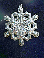 Gorham Sterling Silver 1979 Annual Snowflake Ornament  Vintage picture