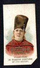 william CRANE IN RUSSIAN COSTUME 1889 ACTORS AND ACTRESSSES   NO CREASES picture