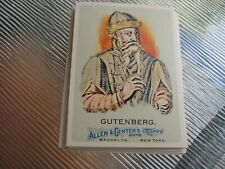 2010 Topps Allen & Ginter's Johannes Gutenberg Inventor World Champions Card picture