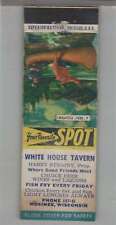 Matchbook Cover - Fishing - White House Tavern Mosinee, WI picture