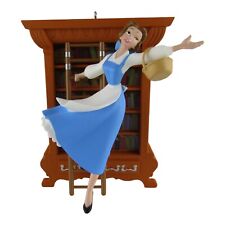 Disney Hallmark 2019 Beauty and the Beast Belle Bonjour Ornament picture