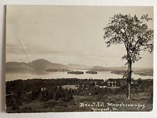 Postcard RPPC Newport Vermont Lake Memphremagog Vintage picture