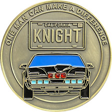 BL13-008 Knight Rider license plate KITT voice box Challenge Coin with serial nu picture