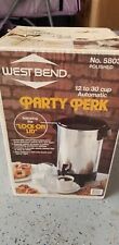Vintage 1985 West Bend 58030 Party Perk Coffee Percolator Dispenser 12-30 Cups👍 picture