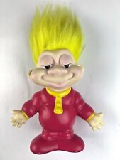 Vintage 1992 HEI Red Troll Doll Money Coin Bank 6