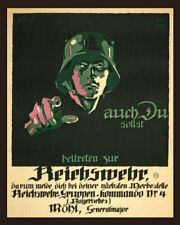 Print: Auch Du Sollst Beitreten Zur Reichswehr, 1919 picture