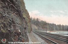 CPA UNITED STATES USA AMERICA ON LINE OF L.V.R.R. BOWMANS CURVE AND DAM picture