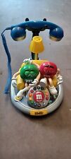 M&M's Desk Telephone Sofa Lamp Green & Red M&M Corded Phone Untested M And M picture