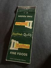 Vintage Matchbook: “Mayfresh Fine Foods” picture