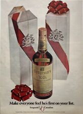 Seagram's V.O. Canadian Whiskey & Remington Print Ad from 1969, Collectible picture