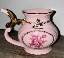 Vintage Czech Republic Florid Porcelain Cup Teapot Spout In Handle Decoration picture