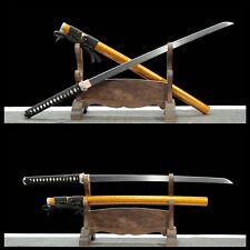 Handmade TAMAHAGANE Steel Blade Japanese Samurai sword Full Tang Sharp  Katana picture