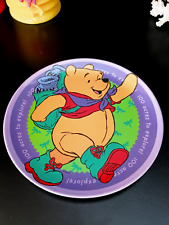 Vintage Zak Designs Winnie the Pooh in Boots Kid's Plate Melamine 8