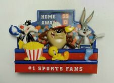 Vintage Looney Tunes Magnets #1 Sports Fans NO BOX Bugs Taz Sylvester Tweety 99 picture