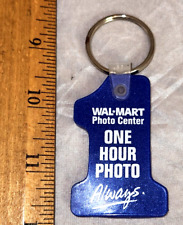 Vintage 1999 Walmart Photo Center One Hour Flexible Plastic Photo Dept. Keychain picture