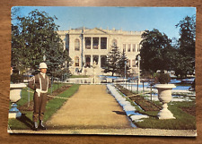 Vintage Dolmabahçe Palace Istanbul Turkey Guard Soldier Postcard P9k4 picture
