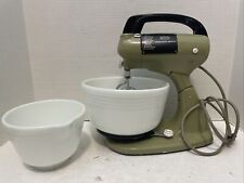 Vintage/Pre-Owned*Hamilton Beach 10-Speed Stand Mixer*Avocado Green*Model 24 picture