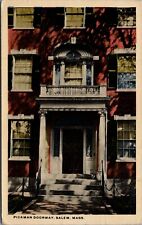Vintage Pickman Doorway Salem Massachusetts Tichnor Postcard H212 picture
