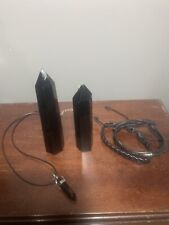 Black Obsidian Crystal Lot x 5 Items 2 Towers 165g, 2 Bracelets, 1 necklace picture
