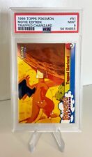 1999 Pokémon Trapped Charizard #51 Topps Movie Edition - Graded: PSA 9 picture
