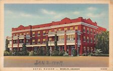 D0931 Hotel Rusher, Brinkley, Arkansas AR - 1935 Teich Linen Postcard # 5A-H1433 picture