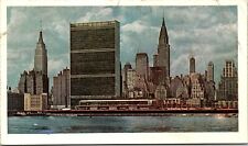 Vintage Postcard Manhattan Skyline New York City NY picture