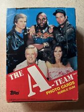 The A-Team Wax Box full 36 packs Topps cards 1983 TV series Mr. T Hannibal picture