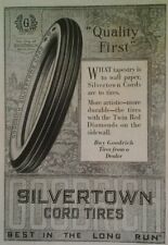 Goodrich 1919 Silvertown Cord Tires Magazine Ad Antique Akron Original NG  picture