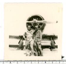 pc01  Vintage Photo 1950’s ? Air Force airman / airplane 597a picture